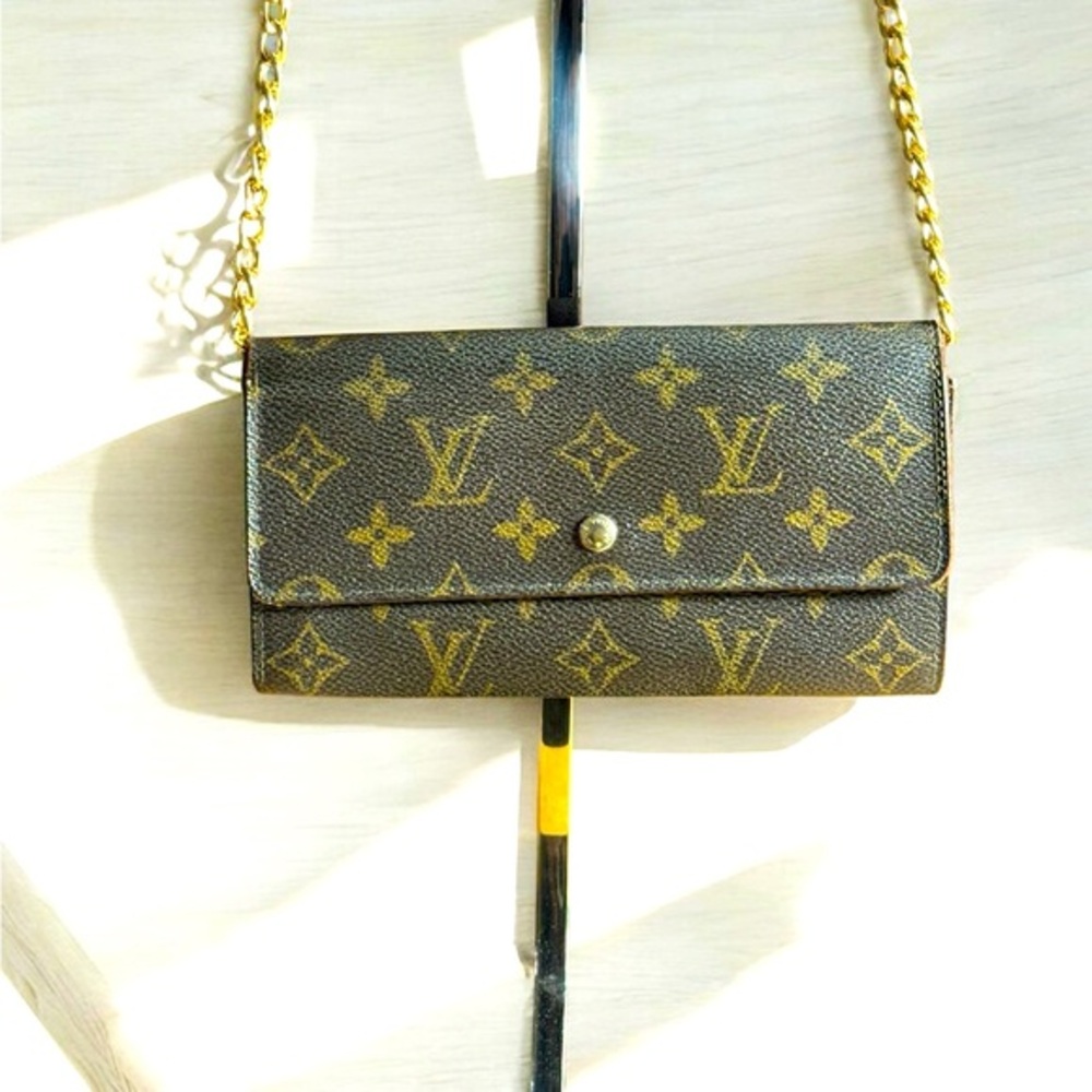 Louis Vuitton Monogram Portefeuille Sarah M61734 Long Wallet 103228 in NWOT cond